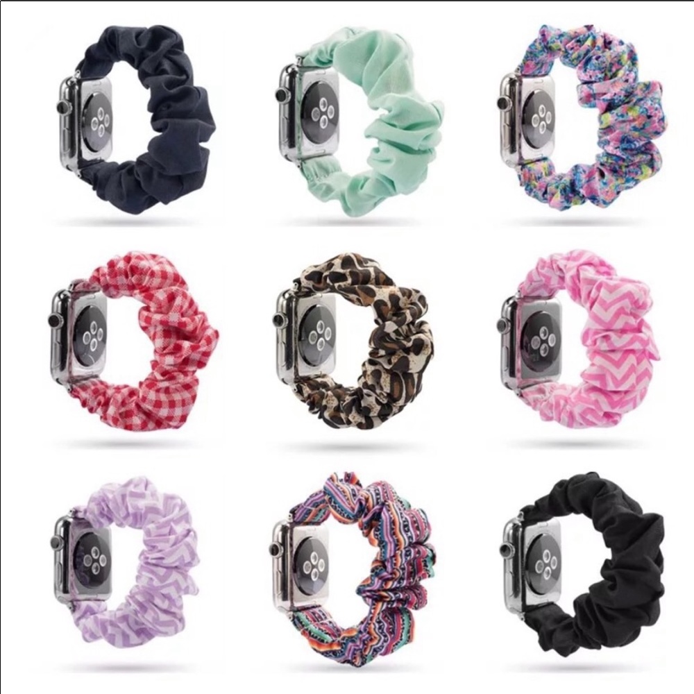 2/20$ Animal Print Apple Watch Scrunchie Band - Picture 2 of 3